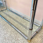 1980's Chrome and Brass Bamboo Console Table