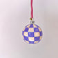 Medium Checkered Bauble Ornament