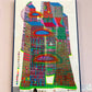 1960's Original Limited Edition Signed ‘Good Morning City-Bleeding Town’  Screen Print by Friedensreich Hundertwasser