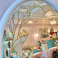Vintage David Marshall Style Floral Mirror