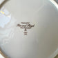 Vintage Fitz and Floyd Carre D'Or Gold Checkered Porcelain Dinner and Salad Plates - 12pc