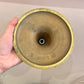 Vintage Williamsburg Virginia Metalcrafters Brass Ribbed Candlestick Holders