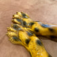 Extra Large Vintage Roaring Leopard Statue