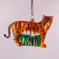 Jeweled Tiger Holiday Ornament