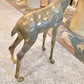 Vintage Extra Large Brass Stag Deer Statue