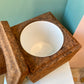 Vintage Mid Century Modern Cork Ice Bucket