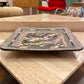 XL Vintage Postmodern Claudia Reese Ceramic Platter