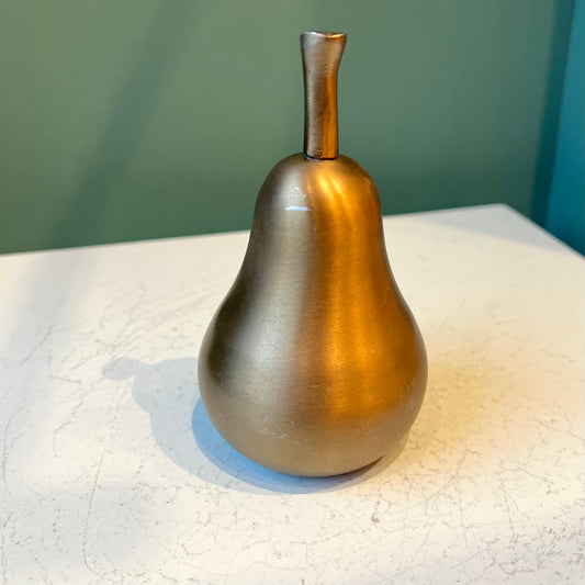 Vintage Brass Pear Paperweight