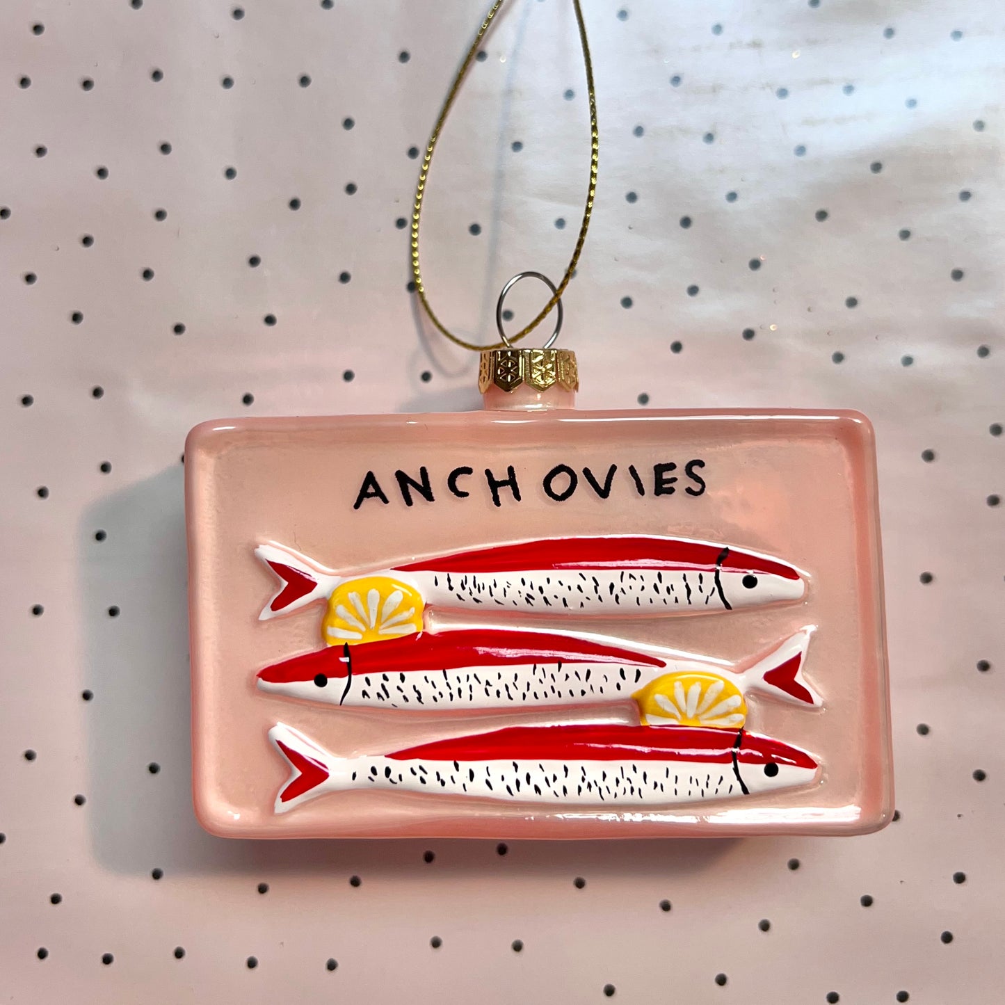 Anchovies Can Holiday Ornament