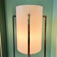 Robert Sonneman Tall Acrylic and Chrome Table Lamp