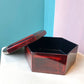 Vintage Hexagon Lacquered Box