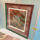 Vintage Framed Op Art Serigraph Signed