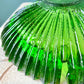 Large 1960’s Green Glass Ashtray By Blenko