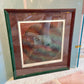 Vintage Framed Op Art Serigraph Signed