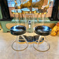 1980’s Column Lucite Bar and Stools by Hill Manufacturing