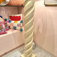1980's Michael Taylor Style Spiral Floor Lamp