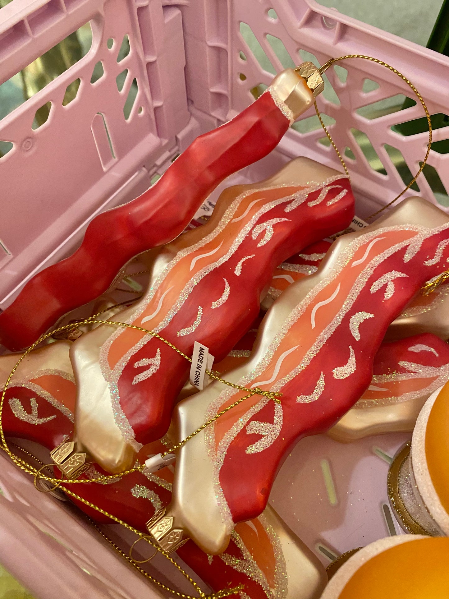 Strip of Bacon Holiday ornament