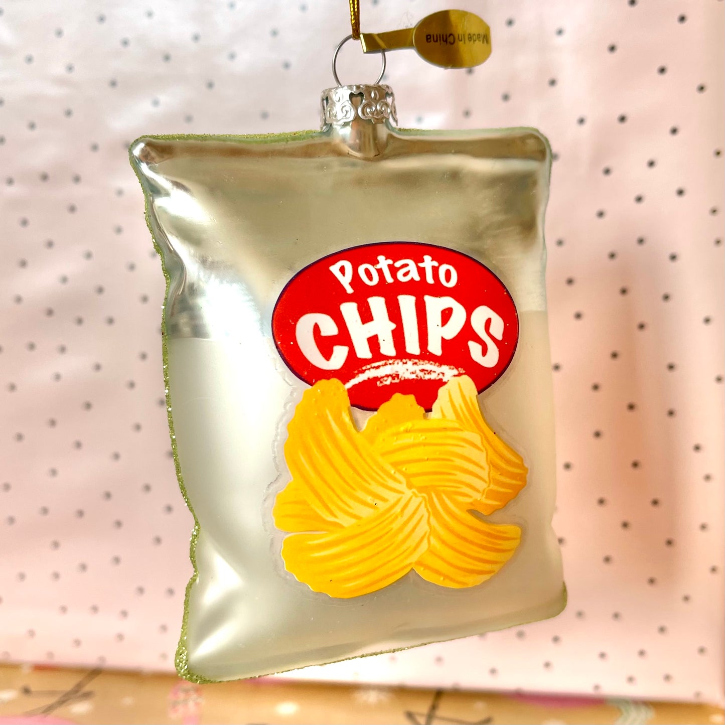 Potato Chips Holiday Ornament