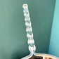 Vintage Lucite Spiral Handle Hand Mirror