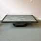 Vintage Maitland Smith Style Black and Grey Tessellated Stone Coffee Table
