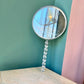 Vintage Lucite Spiral Handle Hand Mirror