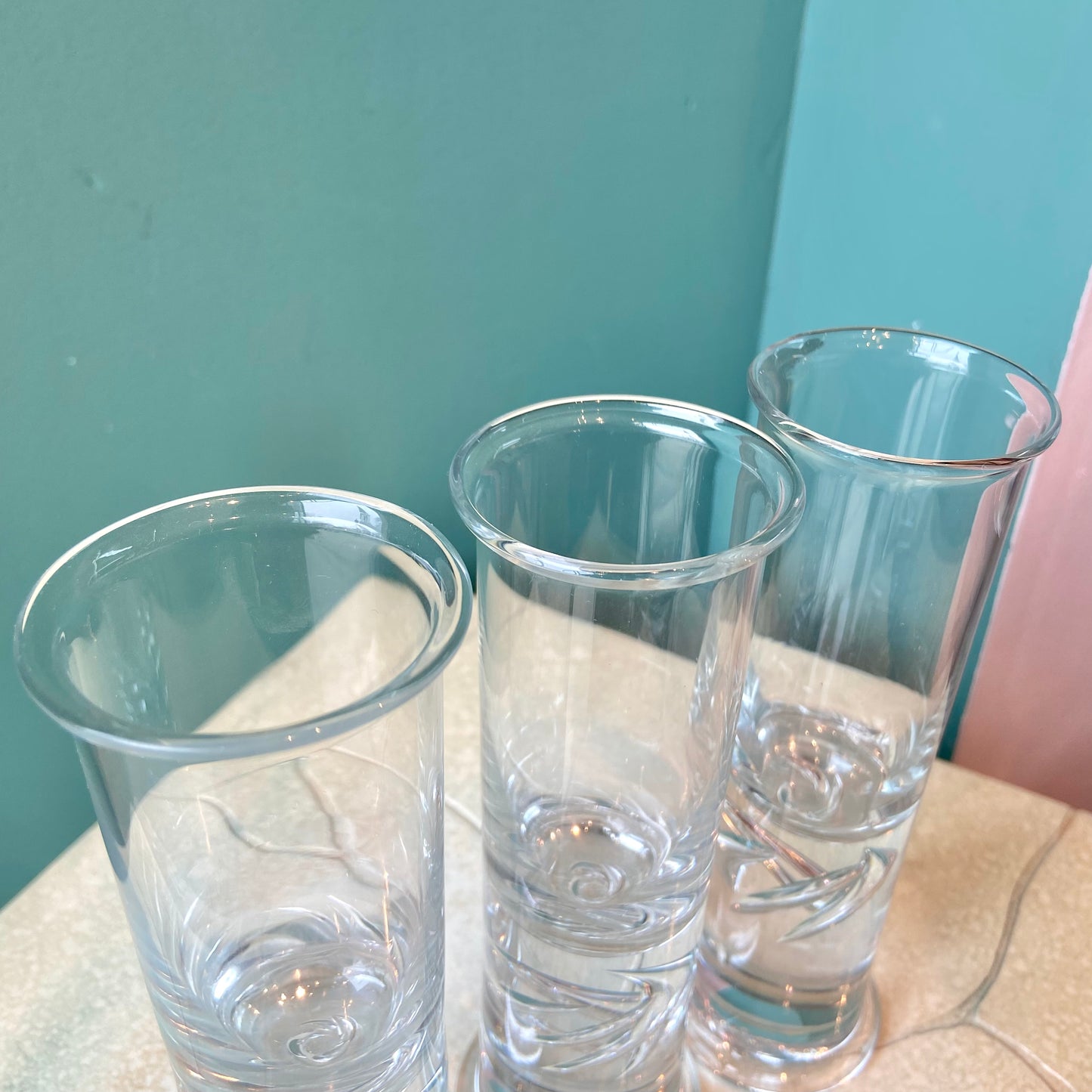 Set of 3 Vintage Holmegaard ‘High Life’ Port Glasses