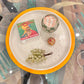 Vintage Speckled Ceramic Platter