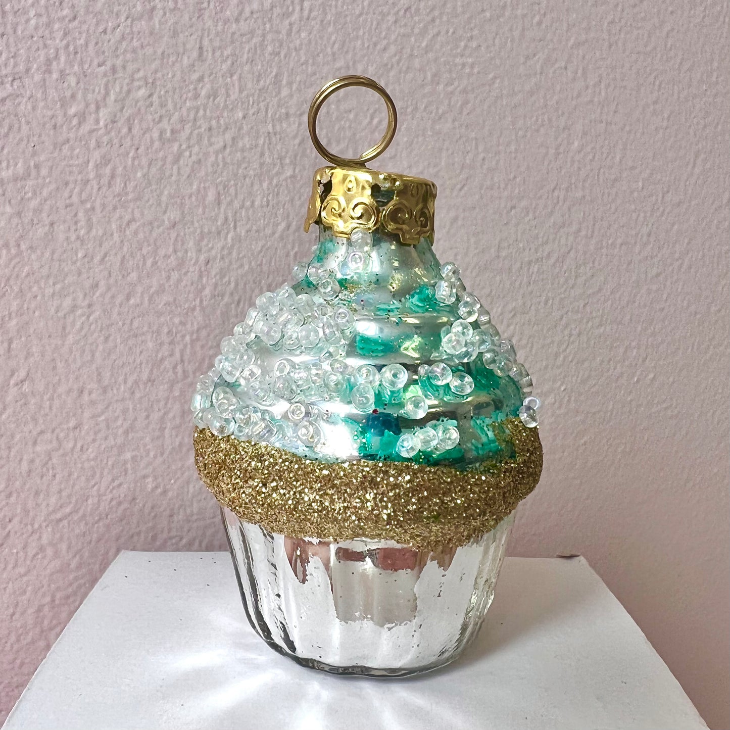 Cupcake Holiday Ornament