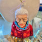 Iris Apfel Holiday Ornament