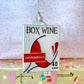 Boxed Wine Holiday Ornament