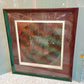 Vintage Framed Op Art Serigraph Signed