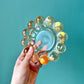 Vintage Yellow Boopie Glass Dish