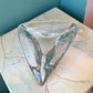 Vintage Triangular Crystal Ashtray