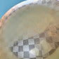 Vintage Fitz and Floyd Carre D'Or Gold Checkered Porcelain Dinner and Salad Plates - 12pc