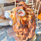 Vintage Plaster Lion Statue