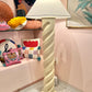 1980's Michael Taylor Style Spiral Floor Lamp