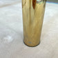 Vintage Brass and Glass Square Side Table