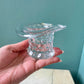 Small Vintage Fostoria American Glass Top Hat