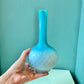 Antique Blue and White Webb and Sons Glass Vase