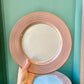 1979 Fitz and Floyd Pink `Rondelle’ Dinnerware Set -26 Pieces