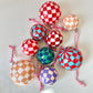 Medium Checkered Bauble Ornament