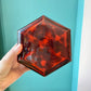 Vintage Hexagon Lacquered Box