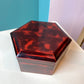 Vintage Hexagon Lacquered Box