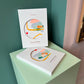 Dewdrop Painted Notebook by Moglea