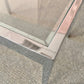 Vintage Chrome and Glass End Table