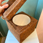 Vintage Mid Century Modern Cork Ice Bucket