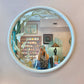 Vintage David Marshall Style Floral Mirror
