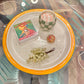 Vintage Speckled Ceramic Platter