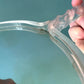 Vintage Lucite Spiral Handle Hand Mirror