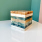 Vintage Italian Alabaster Cube Paperweight